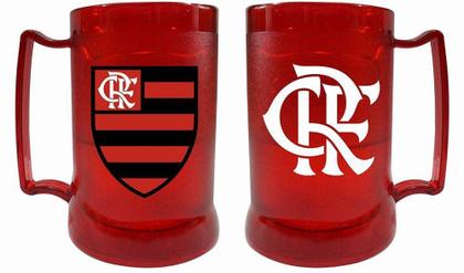 Imagem de Caneca Flamengo Gel Congelante 400 ML Oficial Escudo CRF - Cebola Licenciados
