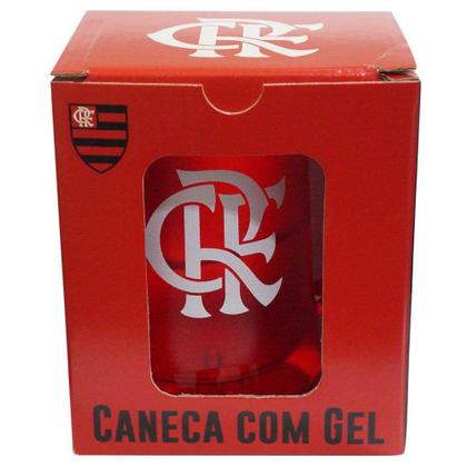 Imagem de Caneca Flamengo Gel Congelante 400 ML Oficial Escudo CRF - Cebola Licenciados