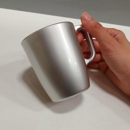 Imagem de Caneca Flashy Luminarc 9x8x8cm Vidro Temperado Prata 250ml Utensílio de Mesa para Servir e Jantar