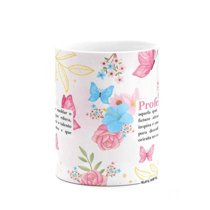 Imagem de Caneca Floral Professor -  O significado de professora