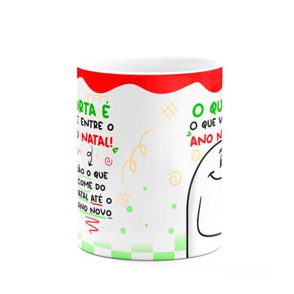 Imagem de Caneca Flork Natal - O que você come no natal