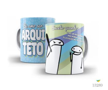 Imagem de Caneca Flork profissões - arquiteto