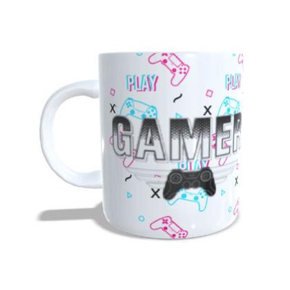 Imagem de Caneca Gamer Play Oficial Geek Vip