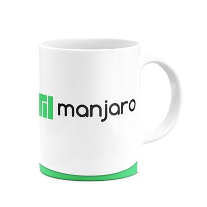 Imagem de Caneca Geek Linux - Manjaro Linux - Branca