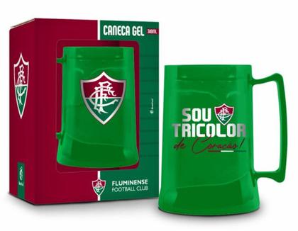 Imagem de Caneca gel 300ml - fluminense - brasfoot
