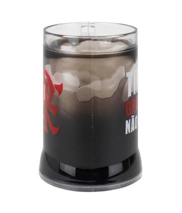 Imagem de Caneca Gel Isolante Térmico Preta 400ml Flamengo