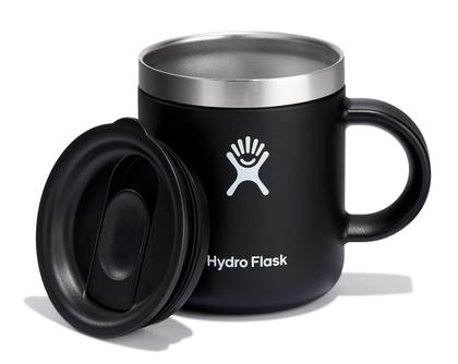 Imagem de Caneca Hydro Flask de aço inoxidável reutilizável 180mL preta