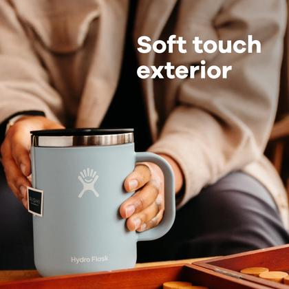 Imagem de Caneca Hydro Flask de aço inoxidável reutilizável 180mL preta