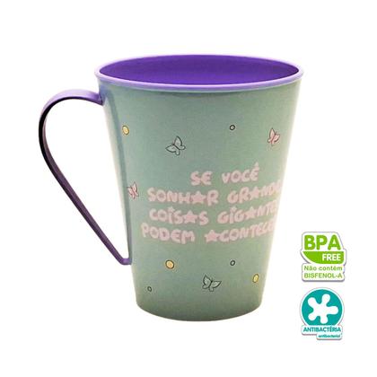 Imagem de Caneca Infantil de Plástico 360 ml Personagens Plasútil