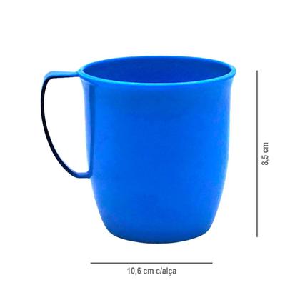 Imagem de Caneca Infantil de Plástico 360 ml Personagens Plasútil