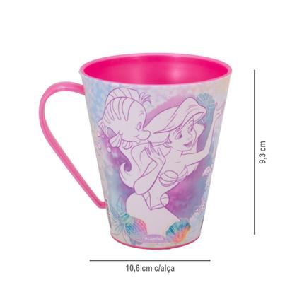 Imagem de Caneca Infantil de Plástico 360 ml Personagens Plasútil