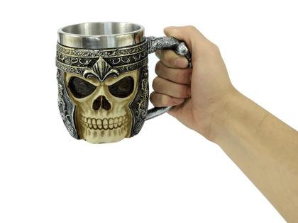 Caneca Inox Caveira Viking Choop Cerveja Festa - MXF16335 - Negócio de Gênio Imagem de Caneca Inox Caveira Viking Choop Cerveja Festa - MXF16335