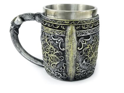 Caneca Inox Caveira Viking Choop Cerveja Festa - MXF16335 - Negócio de Gênio Imagem de Caneca Inox Caveira Viking Choop Cerveja Festa - MXF16335