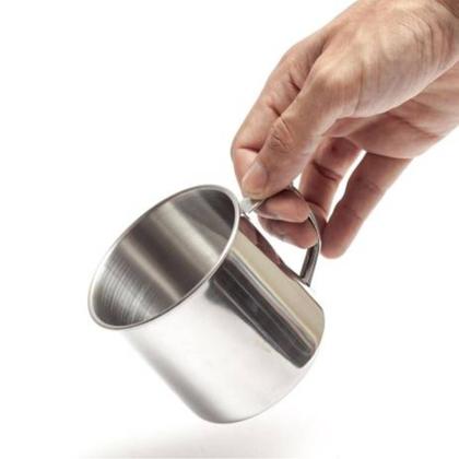 Imagem de Caneca Inox Pequena N.07 200 ml Tomar Café Leite Servir Luxo
