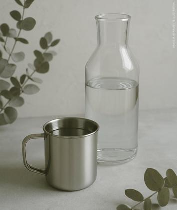 Imagem de Caneca Inox Premium 300ml  Alça Resistente, Estilo