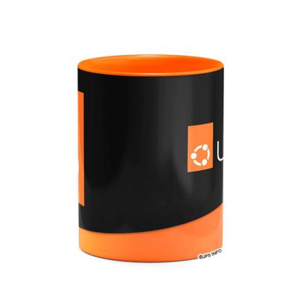 Imagem de Caneca Linux B-Orange Dark - Ubuntu 2022