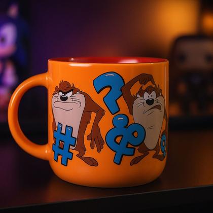 Imagem de Caneca Looney Tunes Tazmania Original Good Vibes Only -410ml