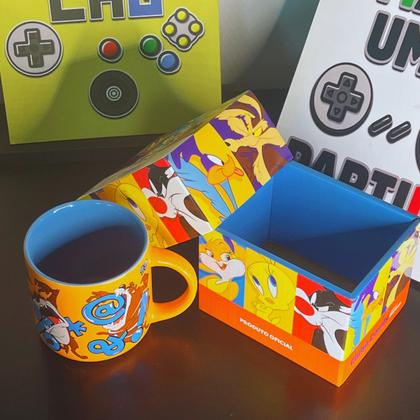 Imagem de Caneca Looney Tunes Tazmania Original Good Vibes Only -410ml