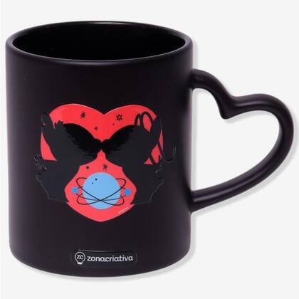 Imagem de Caneca Maggie Stitch e Angel Namorados 300ml ZonaCriativa