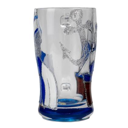 Imagem de Caneca Marinheiro Azul Cerveja Chopp Taberna Vidro 340Ml