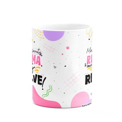 Imagem de Caneca - Minha amiga secreta reclama mas resolve