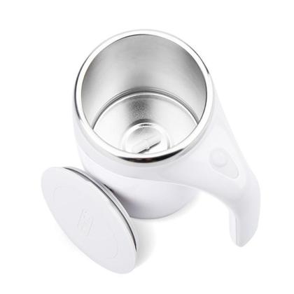 Imagem de Caneca mini liquidificador shake mixer magnetico 400ml copo misturador automatico de café vitaminas