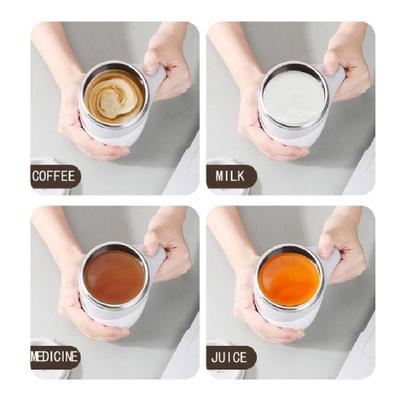 Imagem de Caneca Mixer Automatica Grande 400Ml Bule Misturador Manetico Copo Jarra Liquidificador Shake