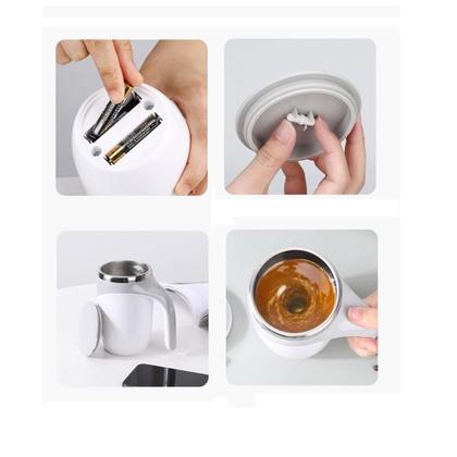 Imagem de Caneca Mixer Automatica Grande 400Ml Bule Misturador Manetico Copo Jarra Liquidificador Shake