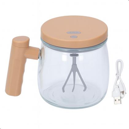 Imagem de Caneca Mixer Vidro Misturador De Bebidas Portátil 500ml Elétrica Automática Café Suco -