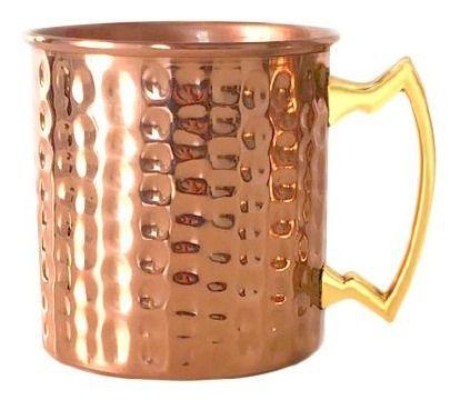 Imagem de Caneca Moscow Mule Cobre 350 Ml Martelada Impermeabilizada