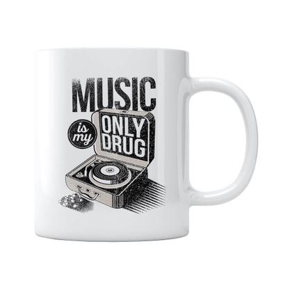 Imagem de Caneca Music Is My Only Drug Studio Geek