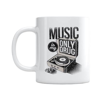 Imagem de Caneca Music Is My Only Drug Studio Geek
