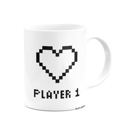 Imagem de Caneca Namorados Gamer - Player 1 - 325ml