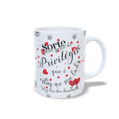 Imagem de Caneca Namorados Sorte no Jogo e no Amor Também Flamengo
