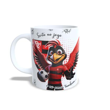 Imagem de Caneca Namorados Sorte no Jogo e no Amor Também Flamengo