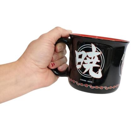 Imagem de Caneca Nuvens Akatsuki Cerâmica 470ml Oficial Naruto Shippuden - Clube Comix