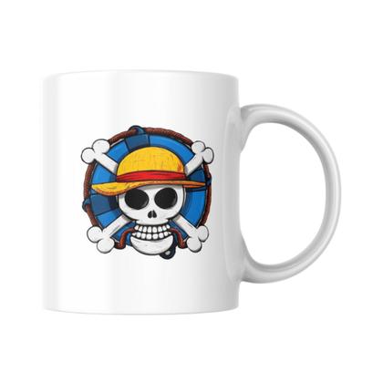 Imagem de Caneca One Piece Jolly Roger Chapéu De Palha Nerd Geek