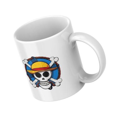 Imagem de Caneca One Piece Jolly Roger Chapéu De Palha Nerd Geek