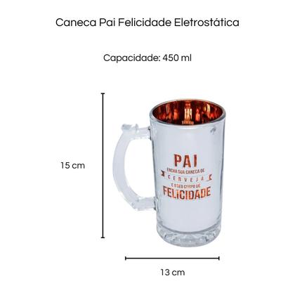 Imagem de Caneca Pai Felicidade Eletrostática