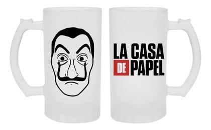 Imagem de Caneca para Sublimação Chopp Vidro Jateada 475ml 4 Unidades