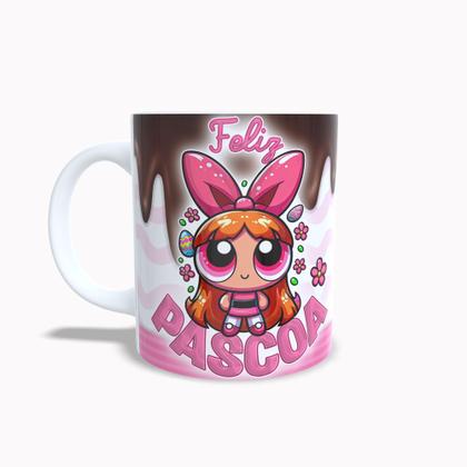 Imagem de Caneca Páscoa Meninas Super Poderosas Florzinha