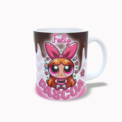 Imagem de Caneca Páscoa Meninas Super Poderosas Florzinha