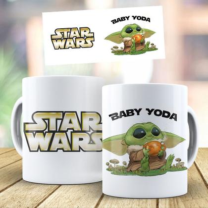 Imagem de Caneca Personalizada Baby Yoda Star Wars Geek Café