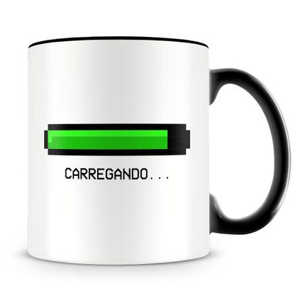 Imagem de Caneca Personalizada Carregando - Estampa Geek & Nerd - 325ml