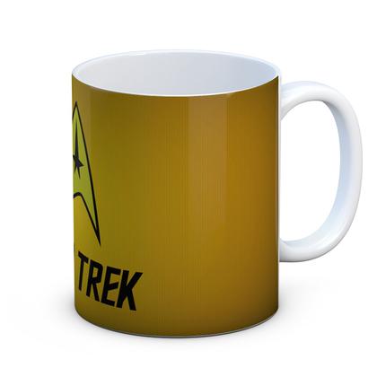 Imagem de Caneca Personalizada Em Porcelana Estampa Amarela Star Trek