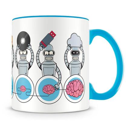 Imagem de Caneca Personalizada Evolução Tech - Porcelana Brilhante com Estampa Geek & Nerd