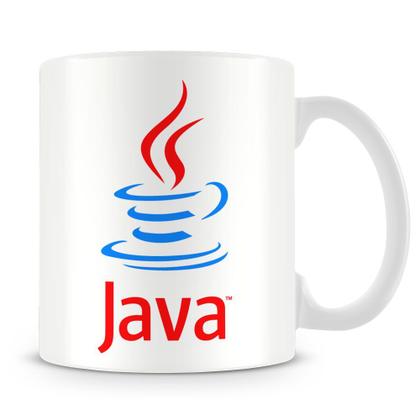Imagem de Caneca Personalizada Java em Porcelana Brilhante - 325ml
