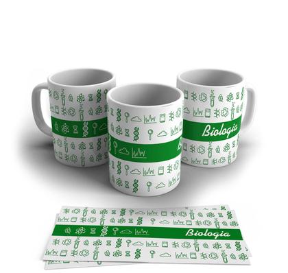 Imagem de Caneca Personalizada Porcelana Profissão Biólogo 325ml