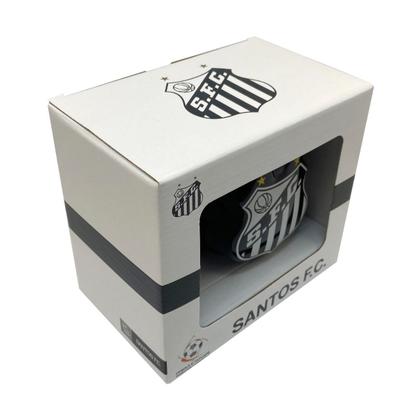 Imagem de Caneca Porcelana 270Ml 3D Santos Futebol Licenciado