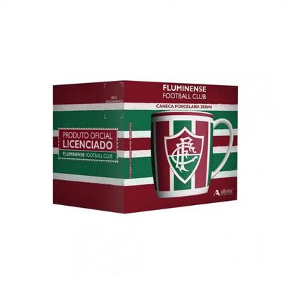 Imagem de Caneca Porcelana 360ml Copo Time de Futebol Fluminense Resistente Café